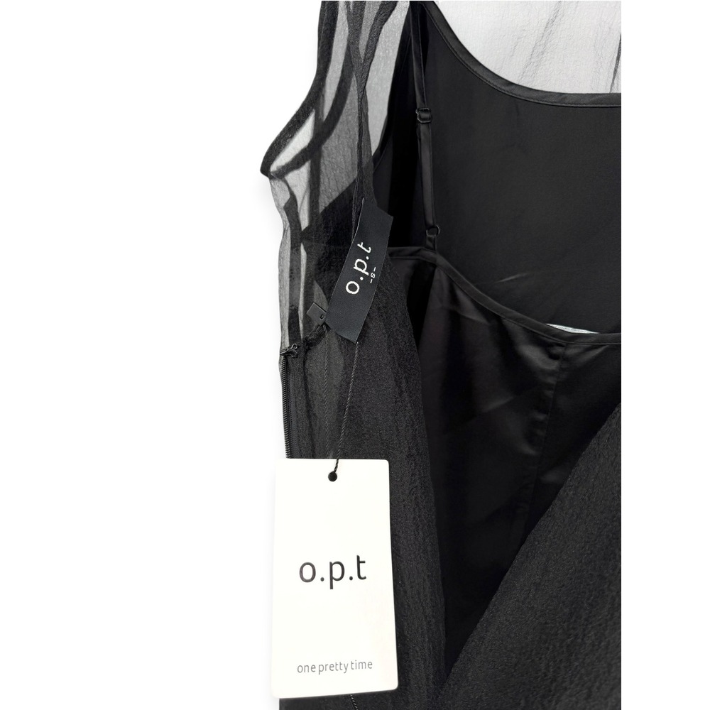 NWT o.p.t Kalena Mini Dress in Black - Size Small - Picture 11 of 11